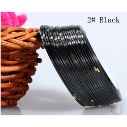 Fir metalic adeziv modele unghii #02